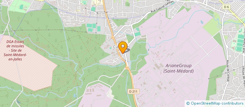 localisation de l'entreprise MONSIEUR FREDERIC DUMONTEUIL  SAINT-MEDARD-EN-JALLES