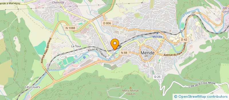 localisation de l'entreprise MONSIEUR FREDERIC DUMORTIER à MONTPELLIER