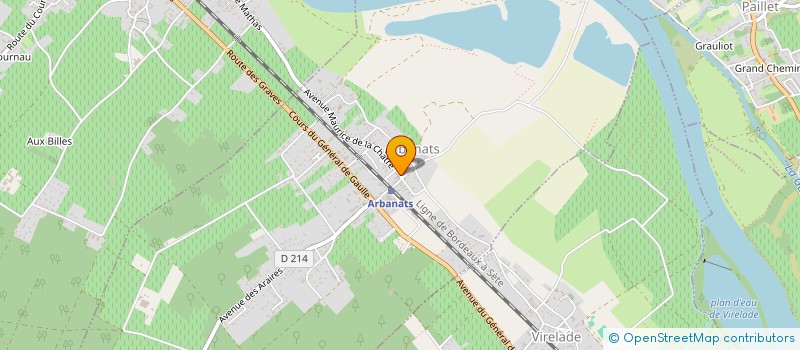 localisation de l'entreprise MONSIEUR FREDERIC DUPART  ARBANATS