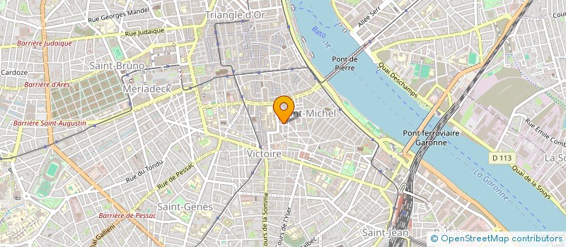 localisation de l'entreprise MONSIEUR FREDERIC DUPAS  BORDEAUX