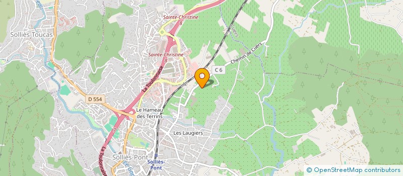 localisation de l'entreprise MONSIEUR FREDERIC DUPIED  SOLLIES-PONT