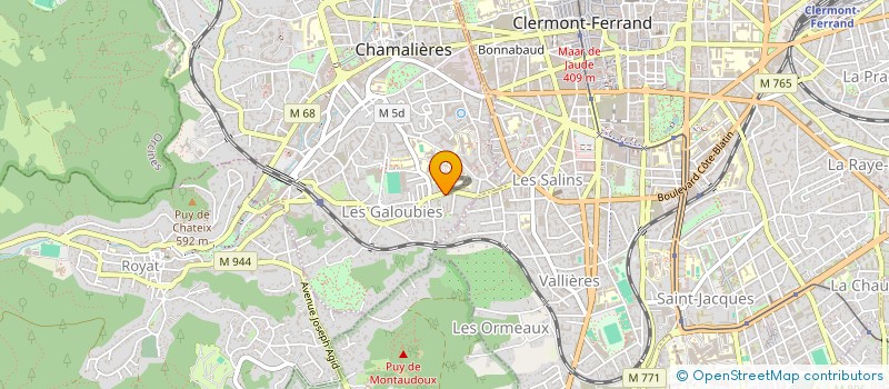 localisation de l'entreprise MONSIEUR FREDERIC DUPLAN à CHAMALIERES