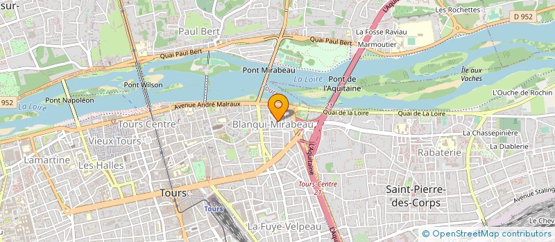 localisation de l'entreprise MONSIEUR FREDERIC DUPOIX à TOURS