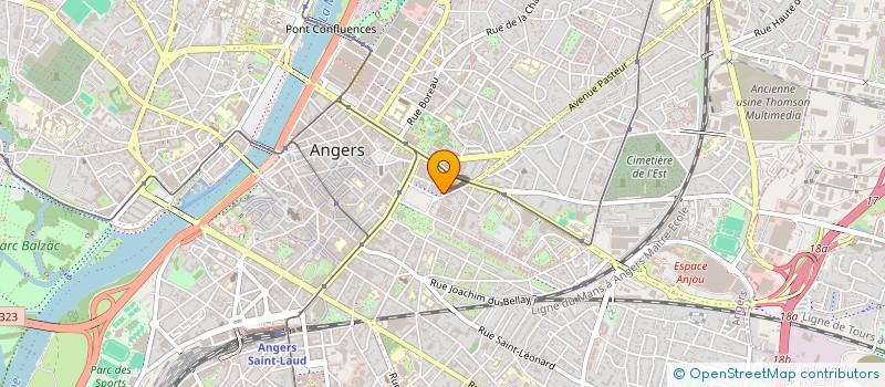 localisation de l'entreprise MONSIEUR FREDERIC DUPONT  ANGERS