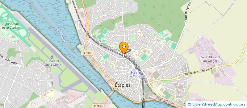 localisation de l'entreprise MONSIEUR FREDERIC DUPONT à ETAPLES