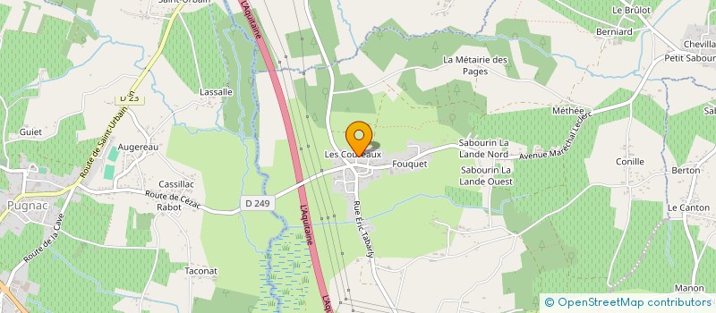 localisation de l'entreprise MONSIEUR FREDERIC DUPRAT  CEZAC