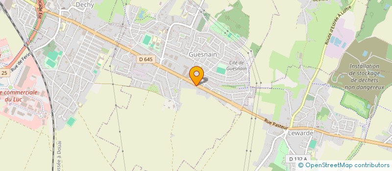 localisation de l'entreprise MONSIEUR FREDERIC DUPUIS  GUESNAIN