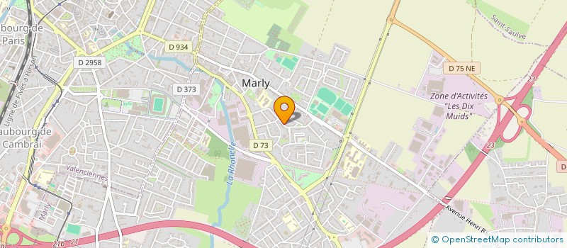 localisation de l'entreprise MONSIEUR FREDERIC DUQUESNE  MARLY