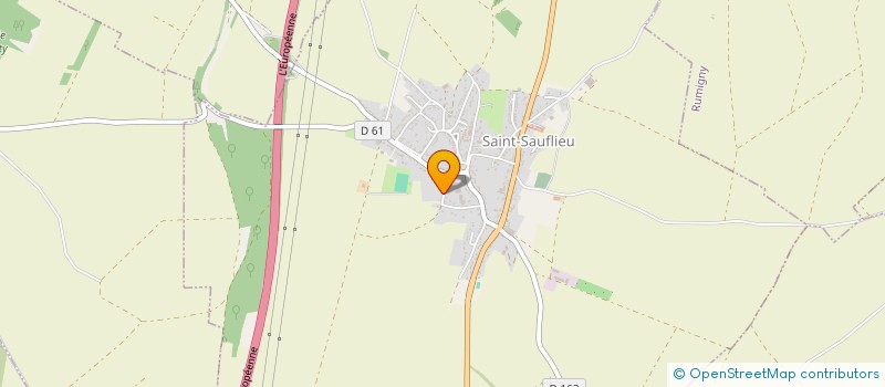 localisation de l'entreprise MONSIEUR FREDERIC DUQUESNE  SAINT-SAUFLIEU