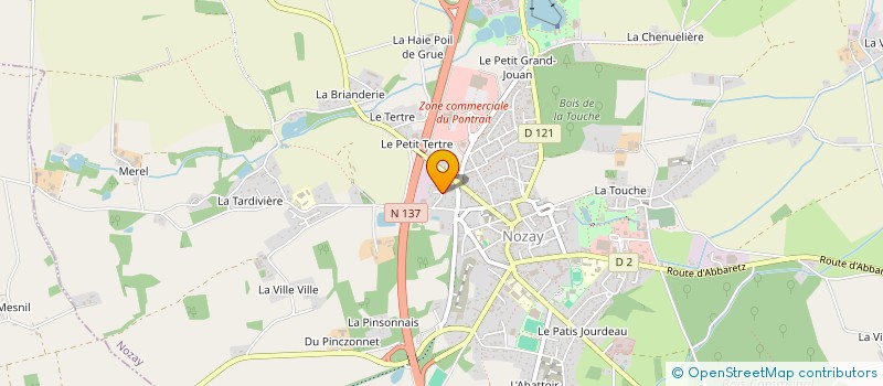 localisation de l'entreprise MONSIEUR FREDERIC DURAND à NOZAY