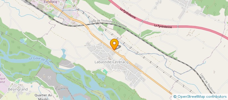 localisation de l'entreprise MONSIEUR FREDERIC DURAND  LABASTIDE-CEZERACQ