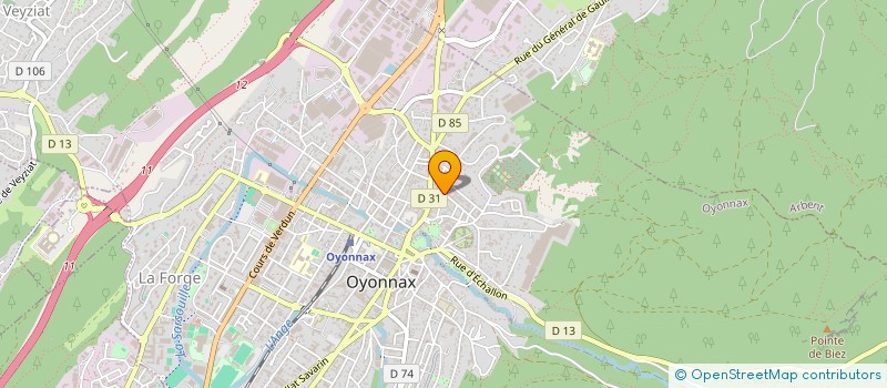 localisation de l'entreprise MONSIEUR FREDERIC DURAND à OYONNAX