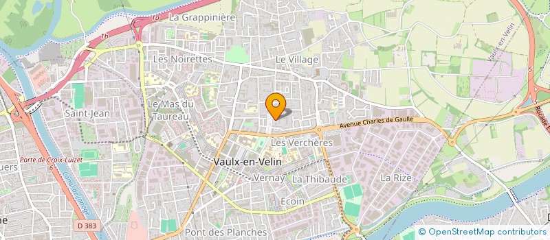 localisation de l'entreprise MONSIEUR FREDERIC DURIER à VAULX-EN-VELIN