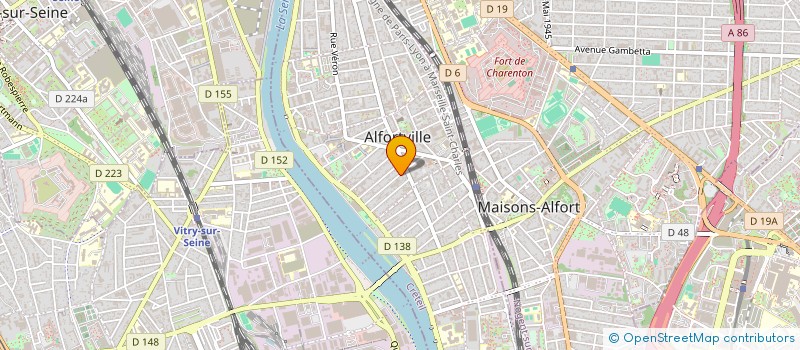 localisation de l'entreprise MONSIEUR FREDERIC DURIEUX à ALFORTVILLE