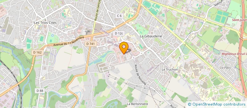 localisation de l'entreprise MONSIEUR FREDERIC DUROT  SAINT-BENOIT