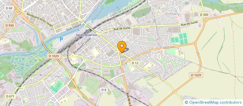 localisation de l'entreprise MONSIEUR FREDERIC DURTETTE à SAINT-QUENTIN