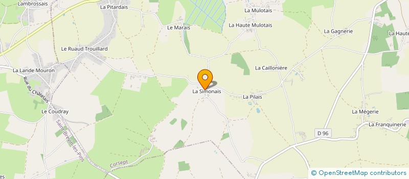 localisation de l'entreprise MONSIEUR FREDERIC DUSSABLE à CORSEPT