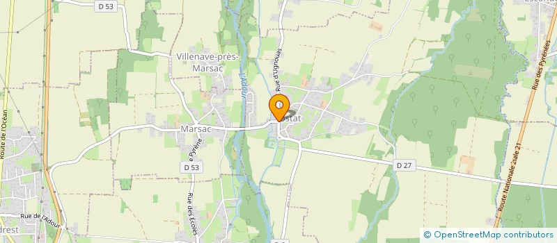 localisation de l'entreprise MONSIEUR FREDERIC DUSSAC  TOSTAT