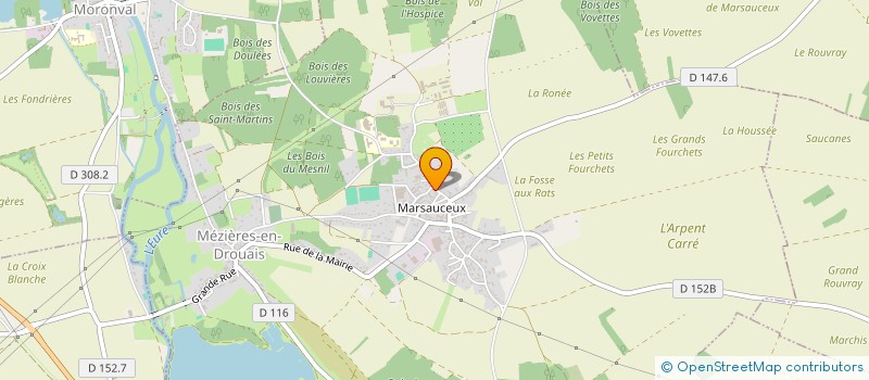 localisation de l'entreprise MONSIEUR FREDERIC DUSSUD à MEZIERES-EN-DROUAIS