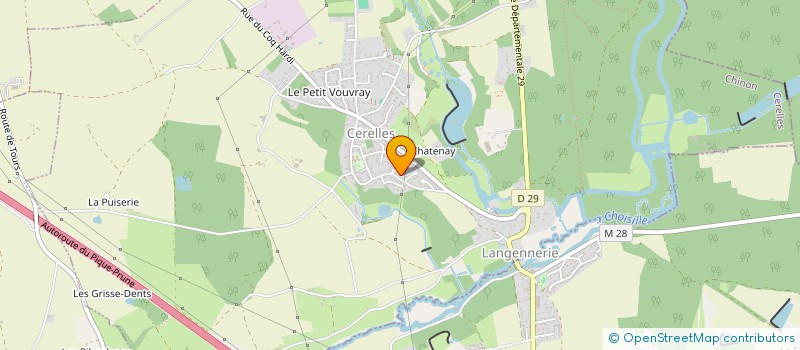 localisation de l'entreprise MONSIEUR FREDERIC DUTERTRE  CERELLES