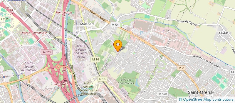 localisation de l'entreprise MONSIEUR FREDERIC DUTILLIEUX  TOULOUSE