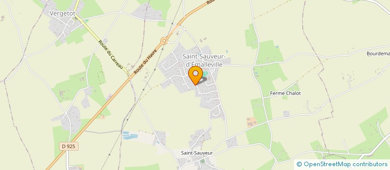 localisation de l'entreprise MONSIEUR FREDERIC DUTOT  SAINT-SAUVEUR-D'EMALLEVILLE