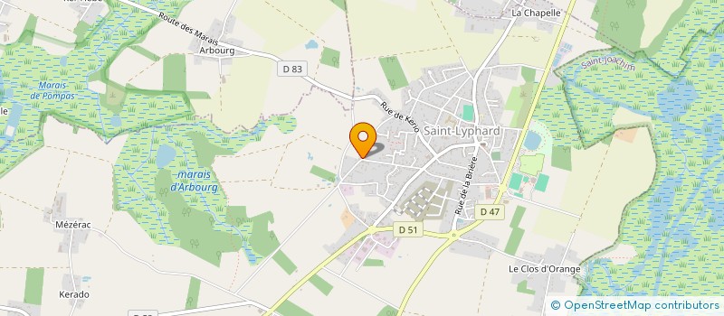 localisation de l'entreprise MONSIEUR FREDERIC DUTREY à SAINT-LYPHARD