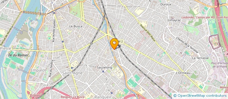 localisation de l'entreprise MONSIEUR FREDERIC DUVAL à TOULOUSE