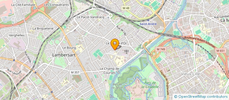 localisation de l'entreprise MONSIEUR FREDERIC DUVILLIERS à LAMBERSART