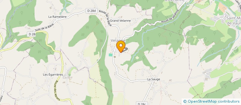 localisation de l'entreprise MONSIEUR FREDERIC DYON à VELANNE