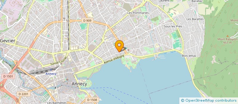 localisation de l'entreprise MONSIEUR FREDERIC EANG à ANNECY