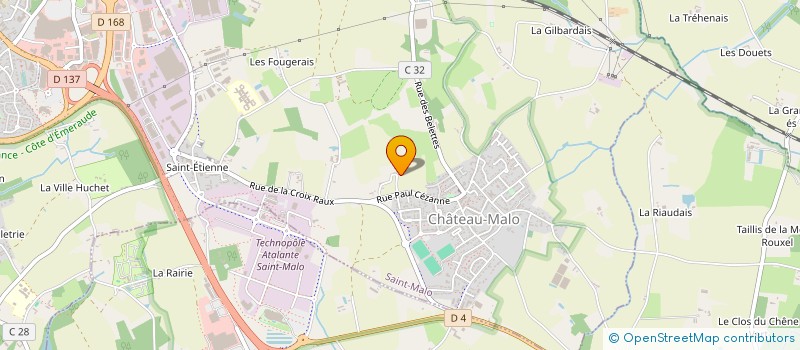localisation de l'entreprise MONSIEUR FREDERIC EHRET à SAINT-MALO