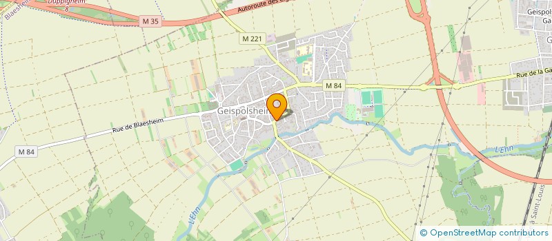 localisation de l'entreprise MONSIEUR FREDERIC EISENSCHMIDT  GEISPOLSHEIM