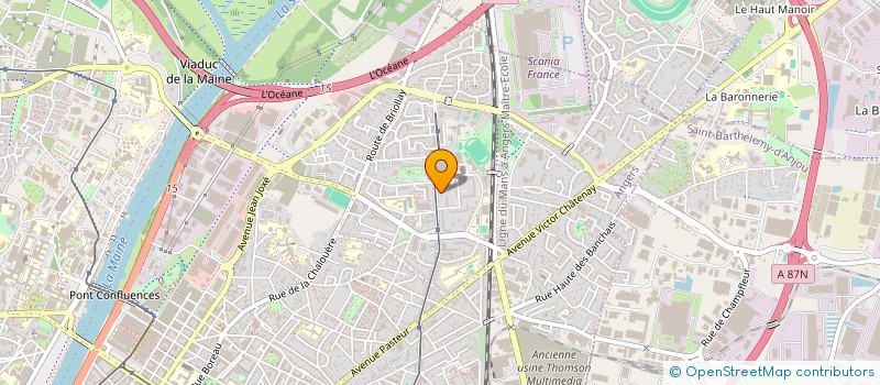 localisation de l'entreprise MONSIEUR FREDERIC EL-ACHRAFI à ANGERS