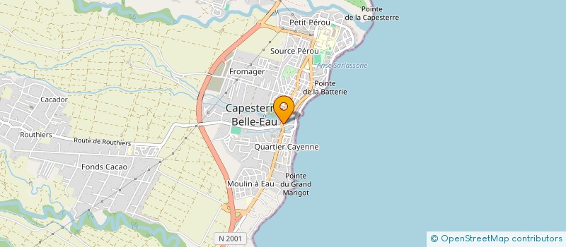 localisation de l'entreprise MONSIEUR FREDERIC ELIAC à CAPESTERRE-BELLE-EAU