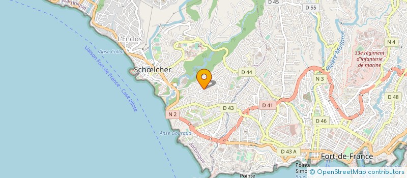 localisation de l'entreprise MONSIEUR FREDERIC ELIZABETH MARIE FRANCOISE  SCHOELCHER