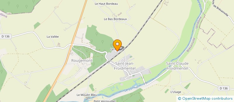 localisation de l'entreprise MONSIEUR FREDERIC EMERY  SAINT-JEAN-FROIDMENTEL