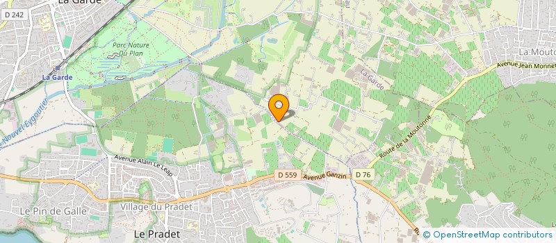 localisation de l'entreprise MONSIEUR FREDERIC ENCINAS  LA GARDE