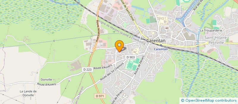 localisation de l'entreprise MONSIEUR FREDERIC ENQUEBECQ  CARENTAN-LES-MARAIS