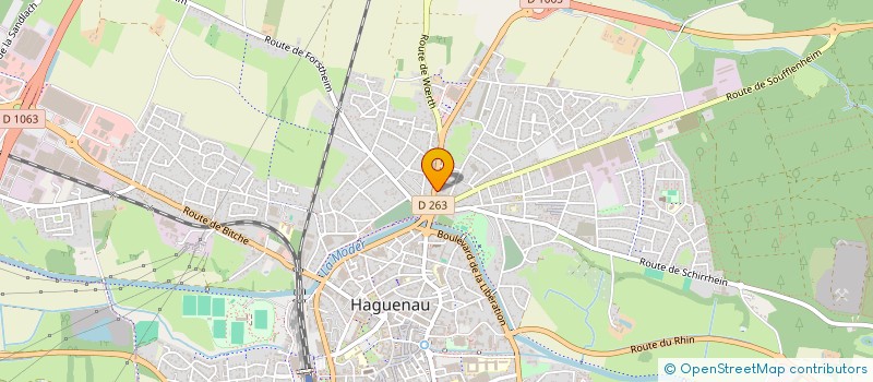 localisation de l'entreprise MONSIEUR FREDERIC ERBS  HAGUENAU