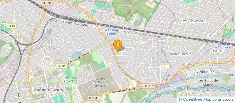 localisation de l'entreprise MONSIEUR FREDERIC EREMIC  GAGNY