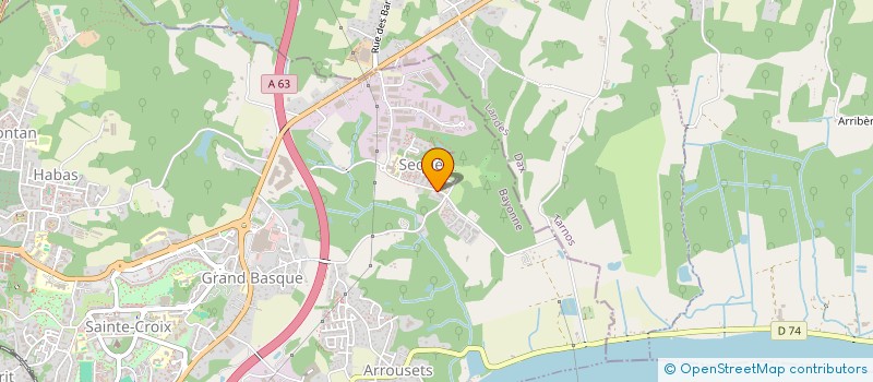 localisation de l'entreprise MONSIEUR FREDERIC ERIZE à BAYONNE