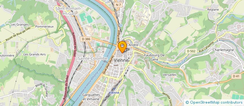 localisation de l'entreprise MONSIEUR FREDERIC ESCAMEZ  VIENNE