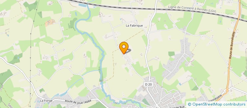 localisation de l'entreprise MONSIEUR FREDERIC ESNAULT à SAVIGNE-L'EVEQUE