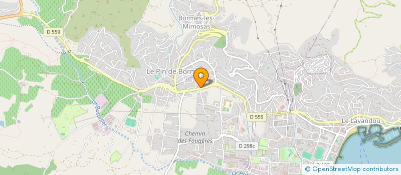 localisation de l'entreprise MONSIEUR FREDERIC ESPIELL  BORMES-LES-MIMOSAS