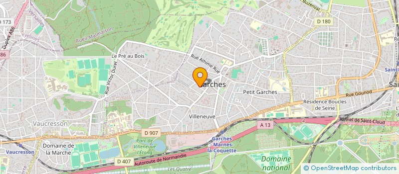 localisation de l'entreprise MONSIEUR FREDERIC ESTEVES à GARCHES