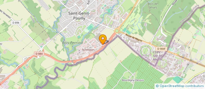 localisation de l'entreprise MONSIEUR FREDERIC ESTIER  SAINT-GENIS-POUILLY