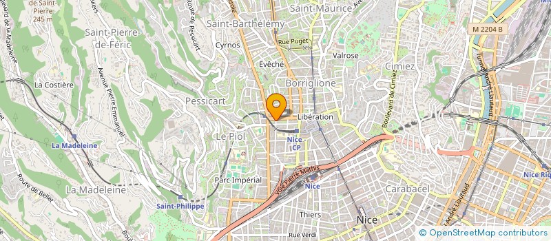 localisation de l'entreprise MONSIEUR FREDERIC ESTOURNEL à NICE