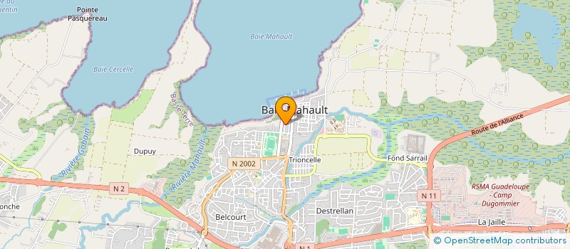 localisation de l'entreprise MONSIEUR FREDERIC ETONNO  BAIE-MAHAULT