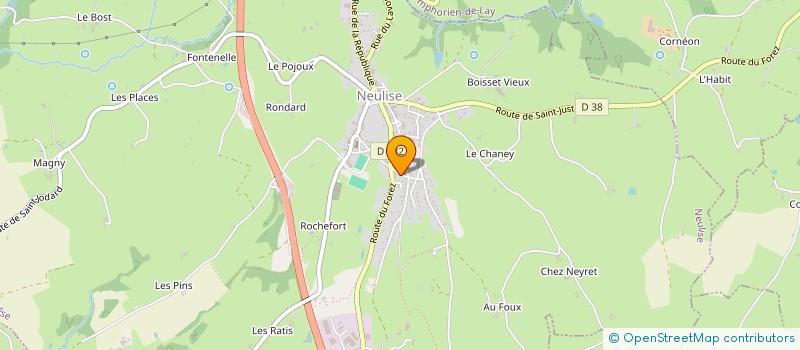 localisation de l'entreprise MONSIEUR FREDERIC EUSEBI  NEULISE